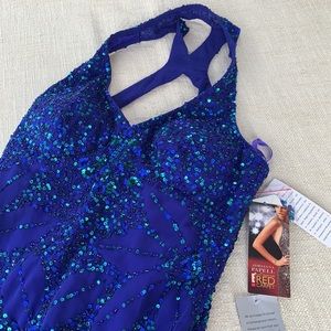 Stunning Adrianna Papell blue dress✨